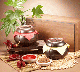 3 year old fermented soybean paste 1kg+Stir-fried beef red pepper paste1kg-gift set